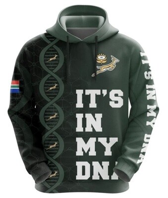 SA Rugby Supporters Hoodie - It's in my DNA