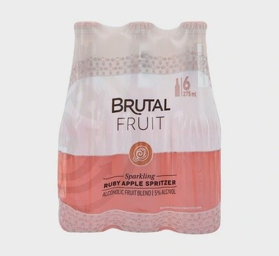 Brutal Fruit Ruby Apple 330ml - 6 Pack
