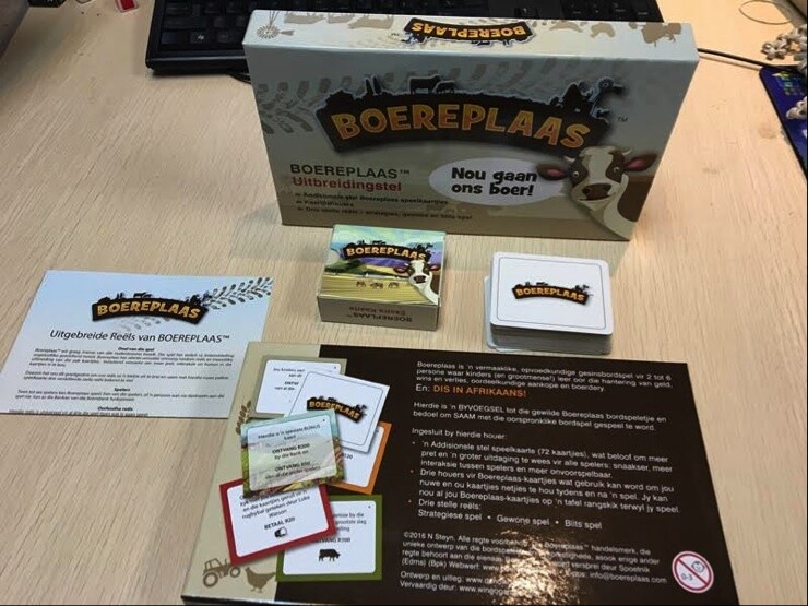 Boereplaas Board Game (Afrikaans)