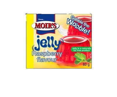 Moir&#39;s Jelly Raspberry 80g