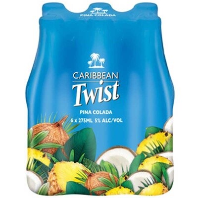 Caribbean Twist Pina Colada 330ml - 6 Pack