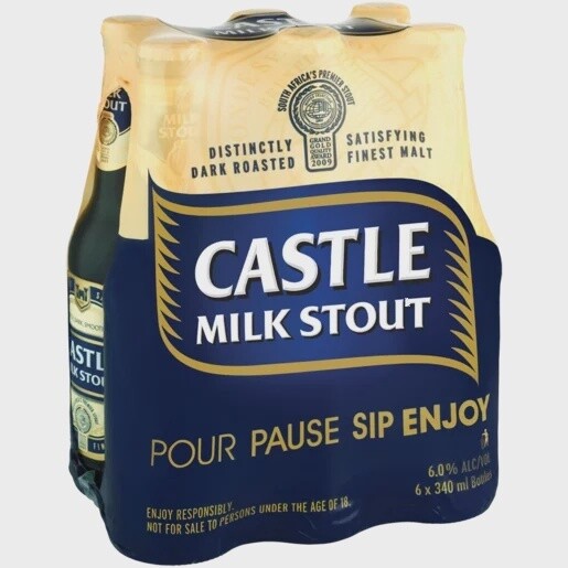 Castle Milk Stout 330ml - 6 Pack
