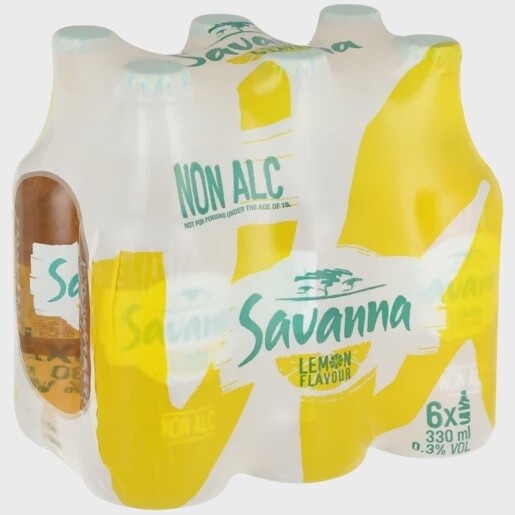 Savanna Non-Alcohol 330ml - 6 Pack