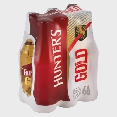 Hunters Gold Cider 330ml - 6 Pack