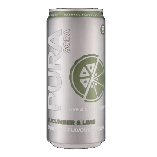 Pura Soda - Cucumber &amp; Lime 300ml