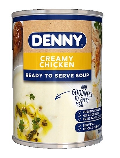 Denny Ready to Serve Soup - Creamy Chicken 400g