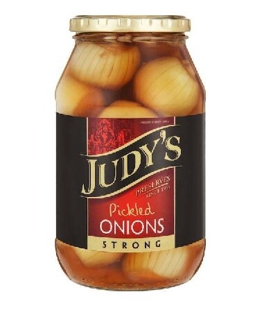 Judy&#39;s Pickled Onions Strong 410g