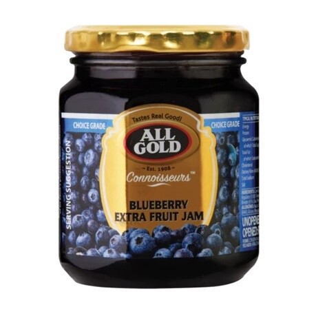 All Gold Jam - Blueberry 320g Jar