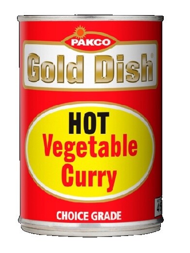 Gold Dish Vegetable Curry - Hot 400g
