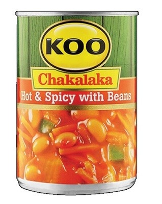 Koo Chakalaka Hot &amp; Spicy with Beans