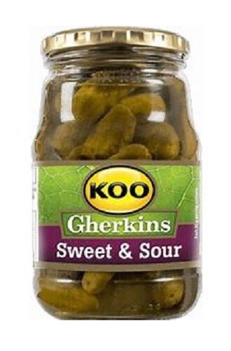 Koo Sweet &amp; Sour Gherkins 375g