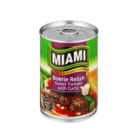 Miami Boerie Relish - Garlic 450g