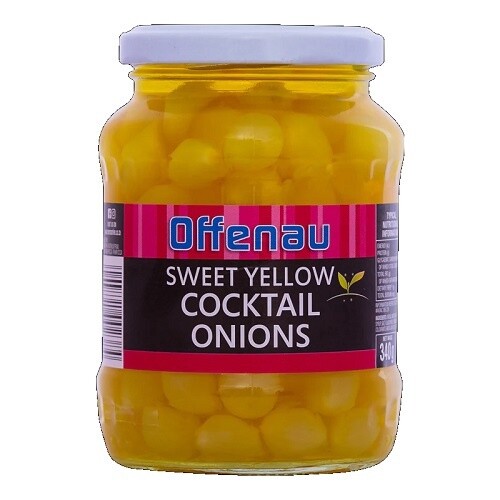 Offenau Cocktail Onions - Yellow 340g Jar