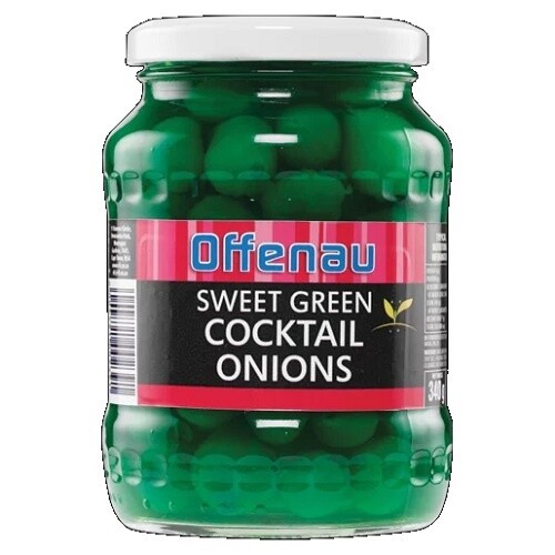 Offenau Cocktail Onions - Green 340g Jar