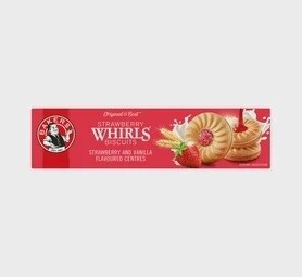 Bakers Strawberry Whirls 200g