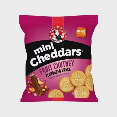 Bakers Mini Cheddars - Chutney 33g