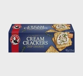 Bakers Cream Crackers 200g
