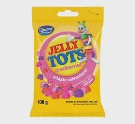 Beacon Jelly Tots Craziberries 100g