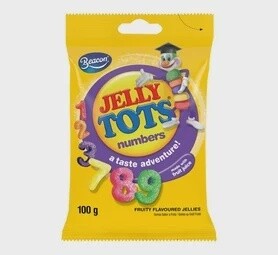 Beacon Jelly Tots  Numbers 100g