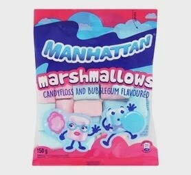 Manhattan Mallows - Candyfloss &amp; Bubblegum 150g