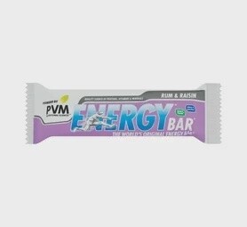 PVM Energy Bar Rum &amp; Raisin 45g