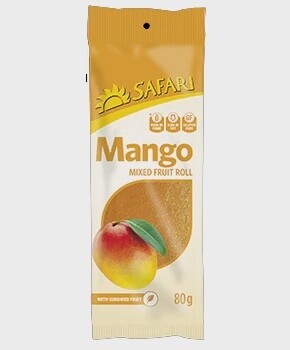 Safari Fruit Roll Mango 80g