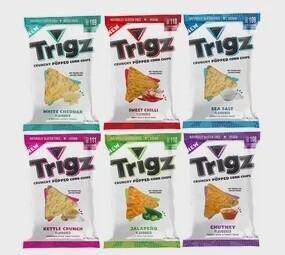 Trigz Corn Chips White Cheddar 85g