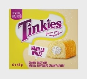 Tinkies - Vanilla 6 Pack