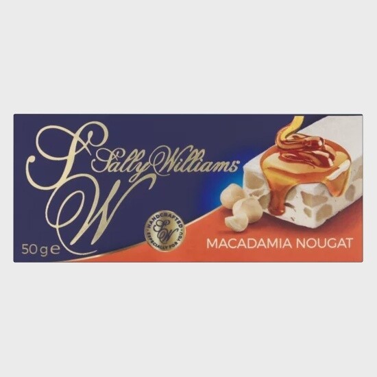 Sally Williams Nougat - Macadamia 50g