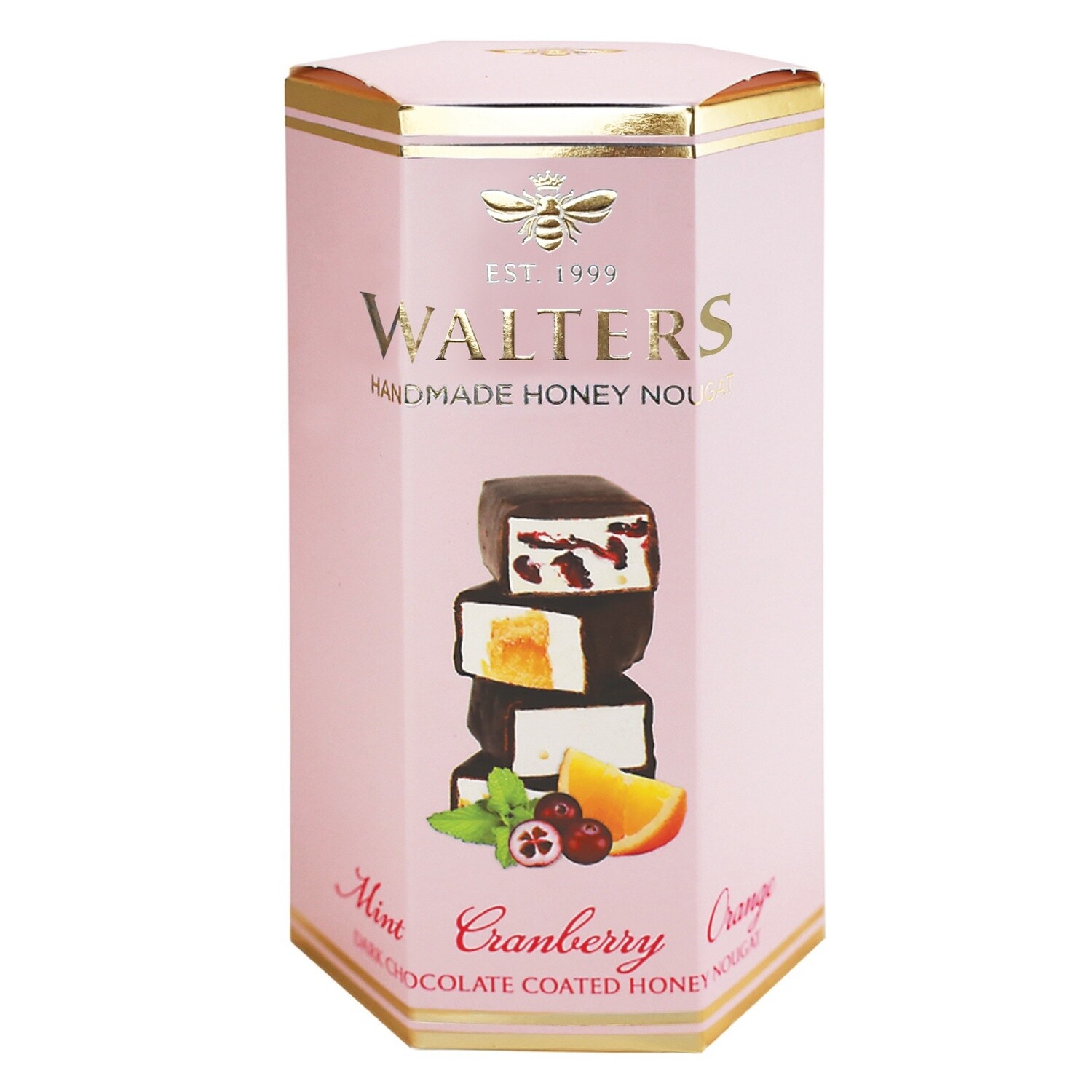 Walters Gift Box 140g - Mint, Cranberry &amp; Orange in Dark Chocolate