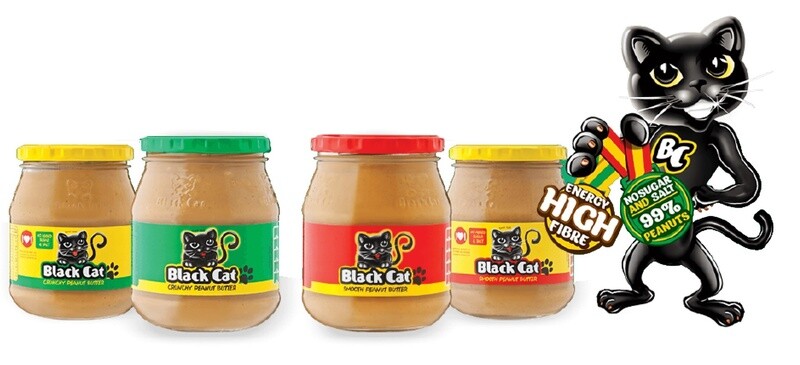 Black Cat Peanut Butter - Crunchy 400g