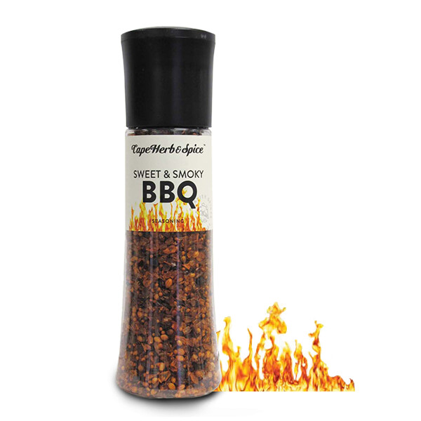 Cape Herb Sweet &amp; Smoky BBQ Seasoning Grinder 230g