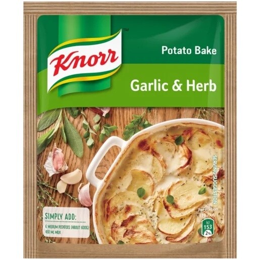 Knorr Potato Bake - Garlic and Herb 43g