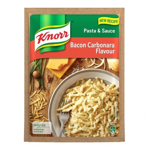 Knorr Pasta &amp; Sauce - Bacon Carbonara 128g