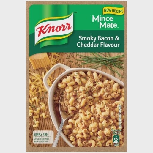 Knorr Mince Mate Smokey Bacon and Cheddar 230g