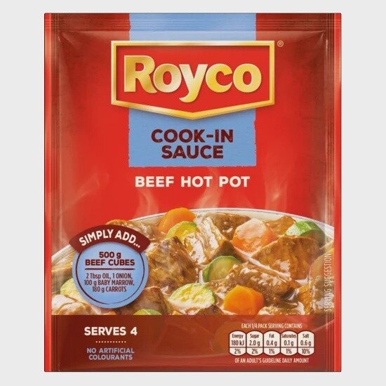 Royco Cook in Sauce - Beef Hot Pot 48g