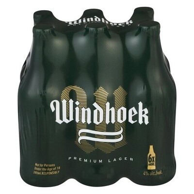 Windhoek Lager 330ml - 6 Pack