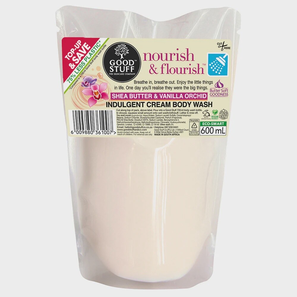 Good Stuff - Nourish &amp; Flourish Body Wash 600ml REFILL