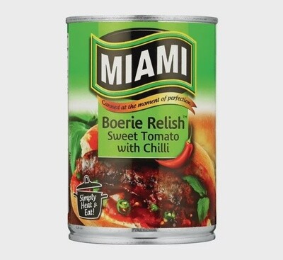 Miami Boerie Relish - Sweet Tomato with Chilli 450g