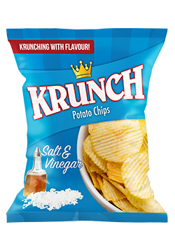 Krunch Chips - Salt &amp; Vinegar 125g