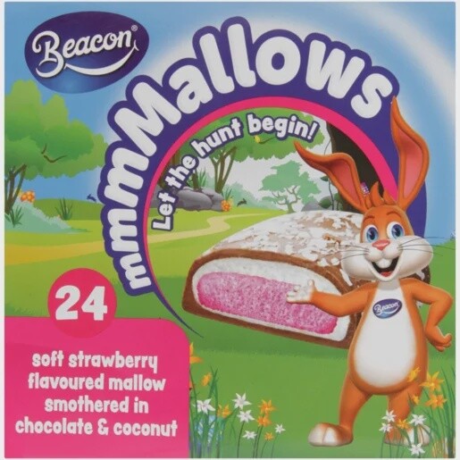 Beacon Marshmallow Easter Eggs Whippy 24s