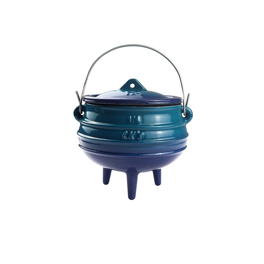 LKs Pot #1/4 - Enamel, Colours: Blue