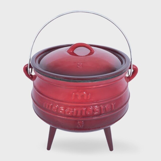 Megamaster - Cast Iron Potjie #3 Enamel