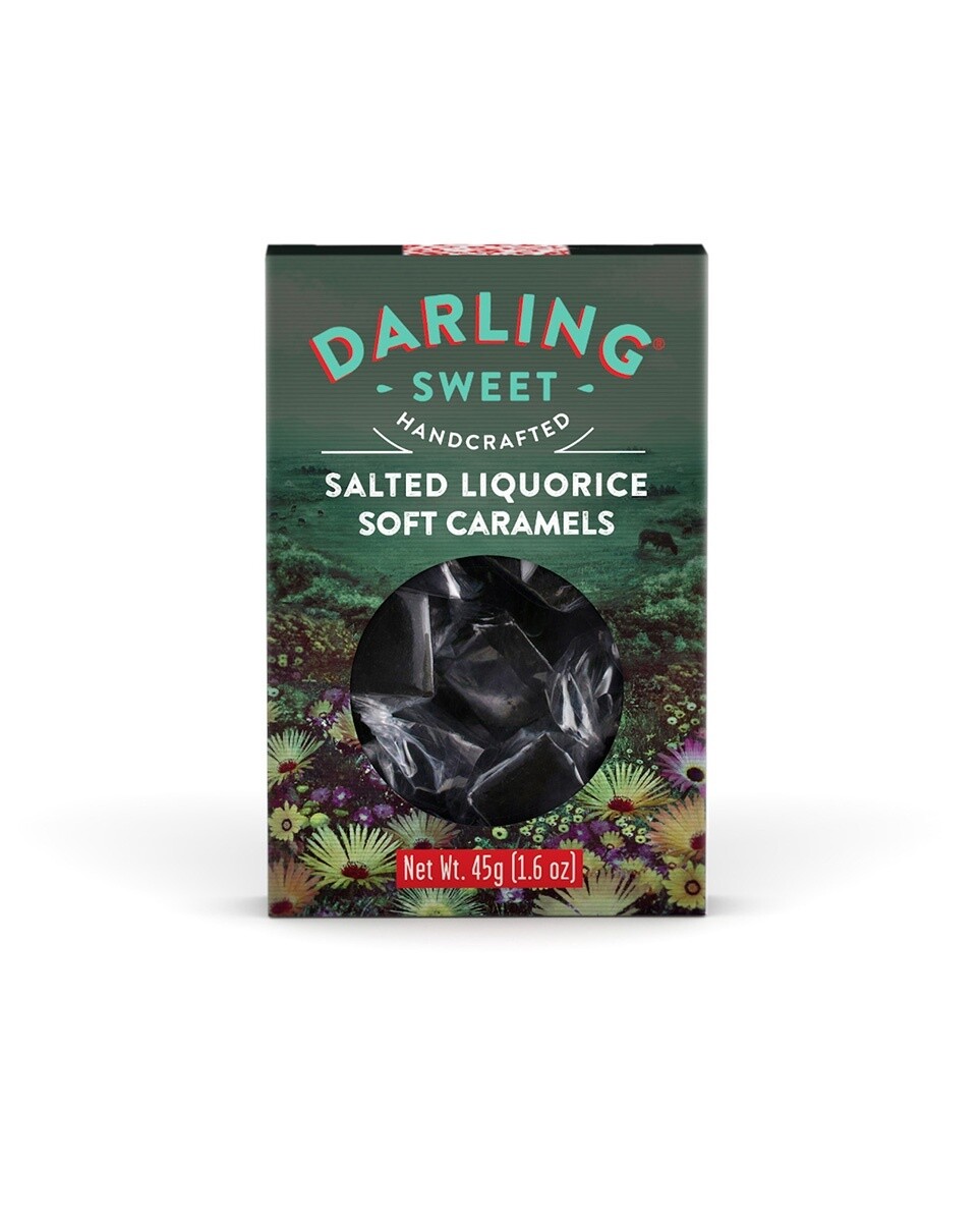 Darling Sweets Salted Liquorice Soft Caramels