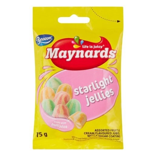 Maynards Starlight Jellies - Dessert Flavour 75g