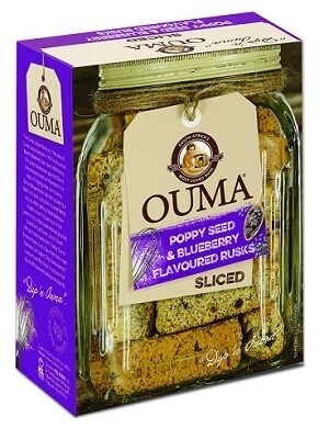 Ouma Rusks Poppy Seed &amp; Blueberry Chunky 450g