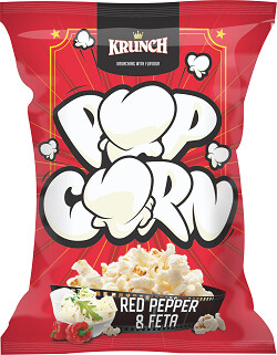 Krunch Popcorn - Red Pepper & Feta 90g