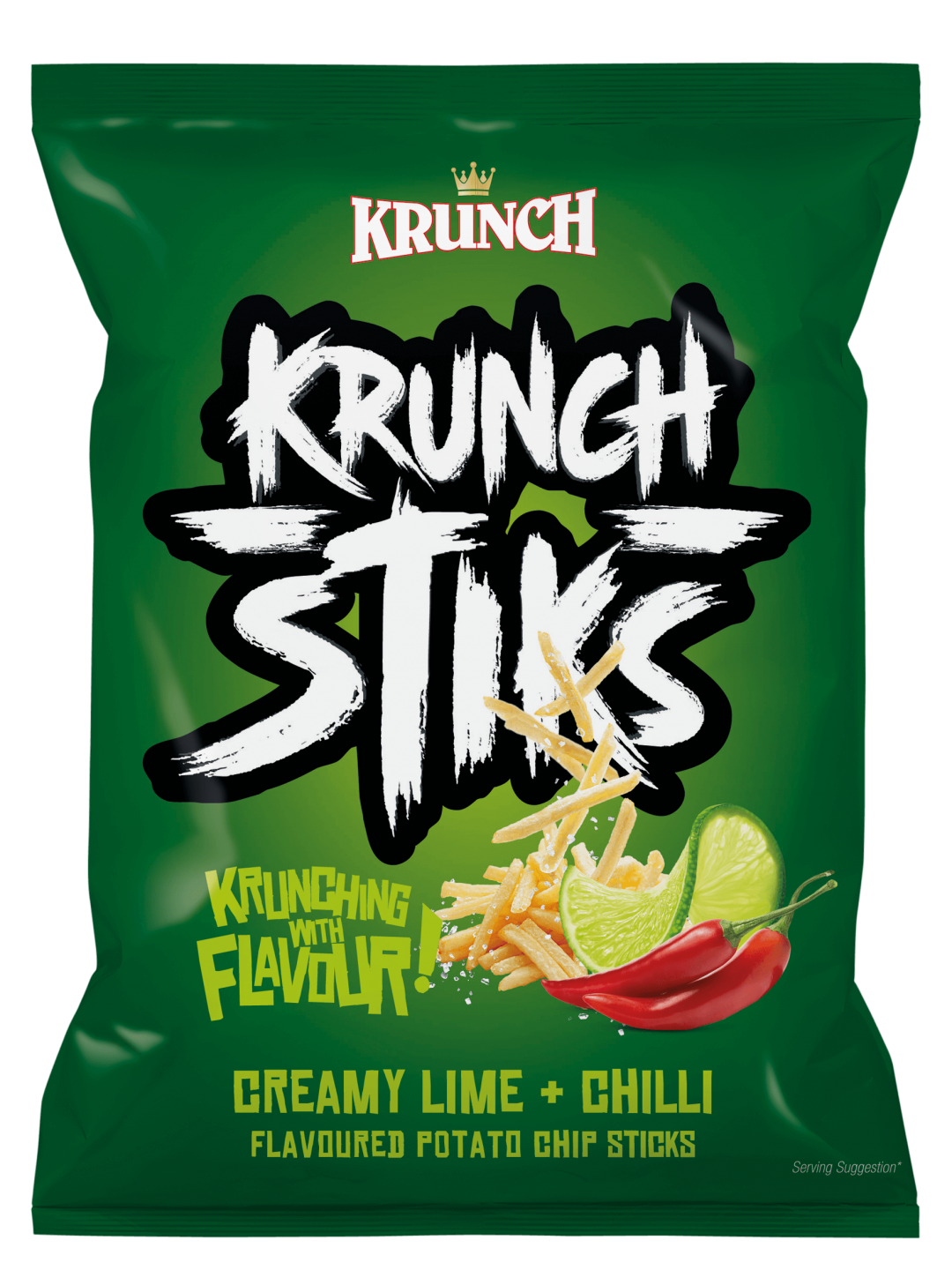 Krunch Sticks - Creamy Lime &amp; Chilli 90g