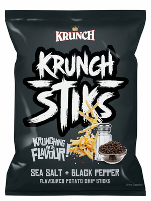 Krunch Sticks - Sea Salt & Black Pepper 90g