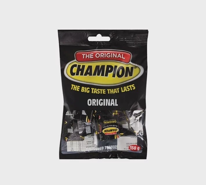 Champion Toffee - Original, Size: 150g - bag